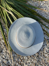 Load image into Gallery viewer, Baby Blue Cilindro Straw Hat